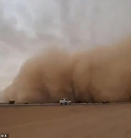 Стена пыли накрыла город. Бурю в Эль-Кассиме сравнивают с концом света