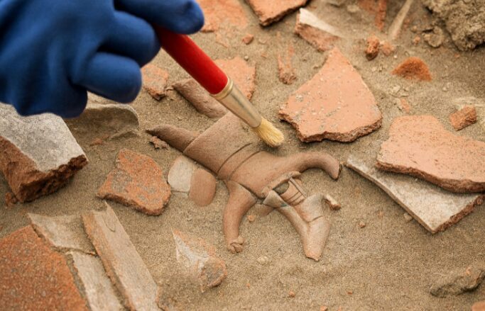 Сражающиеся воины в древней солнечной обсерватории. Археологи обнаружили в Перу редкий артефакт