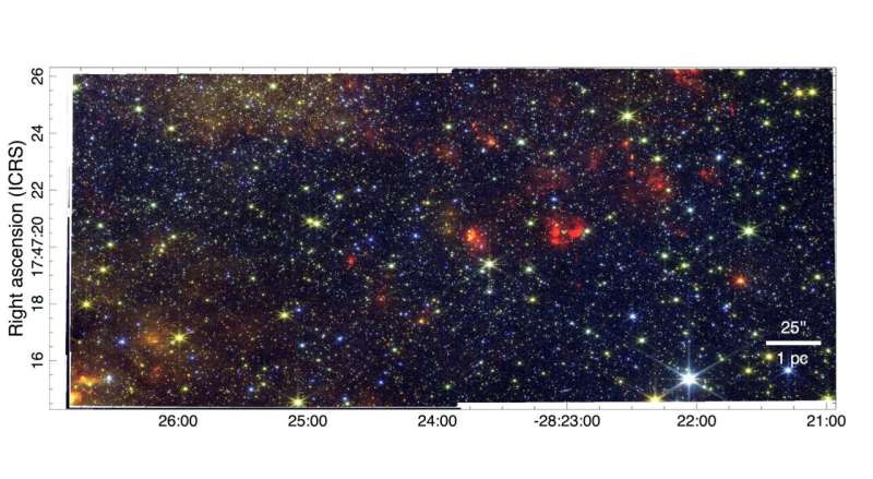 Новый взгляд на формирование звезд. «Джеймс Уэбб» показал сложную структуру облака звездообразования
