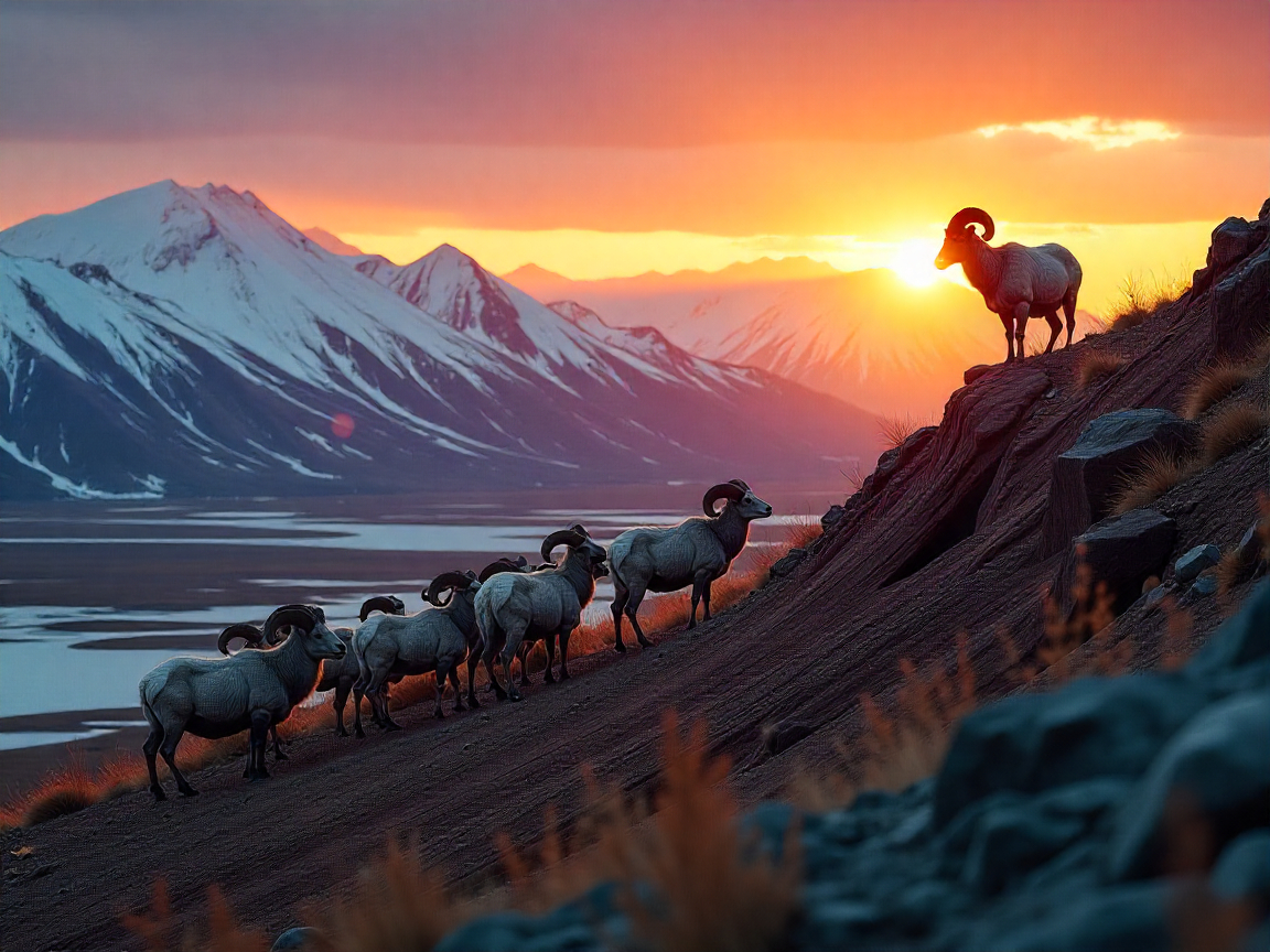 Соленое спасение: как природные «столовые» помогают выжить краснокнижным снежным баранам в суровых горах Приамурья