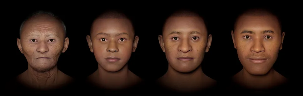 Четыре мумии Колумбии. Им сняли маски спустя 500 лет.