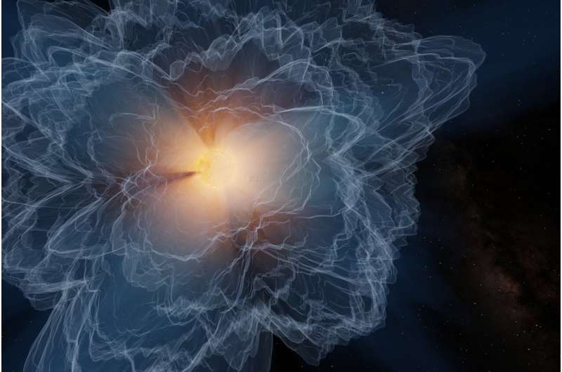 Там, где солнечный ветер выходит из-под магнитного притяжения Солнца: первая карта внешней границы светила