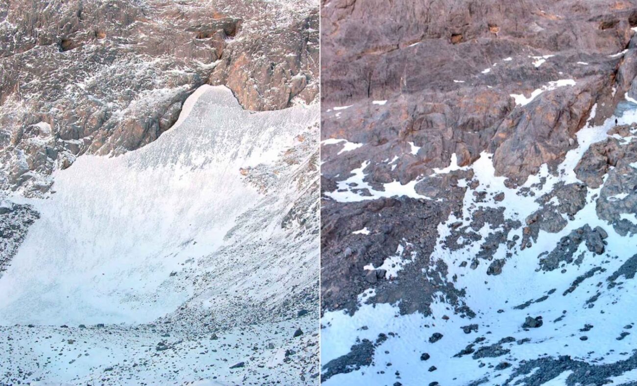 Лед тронулся: ученые зафиксировали смерть ледника от жары. Он исчез после 700 лет существования