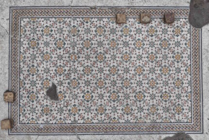 Уникальное покрытие поздней античности. Деталь резиденции зажиточного жителя великолепно сохранилась