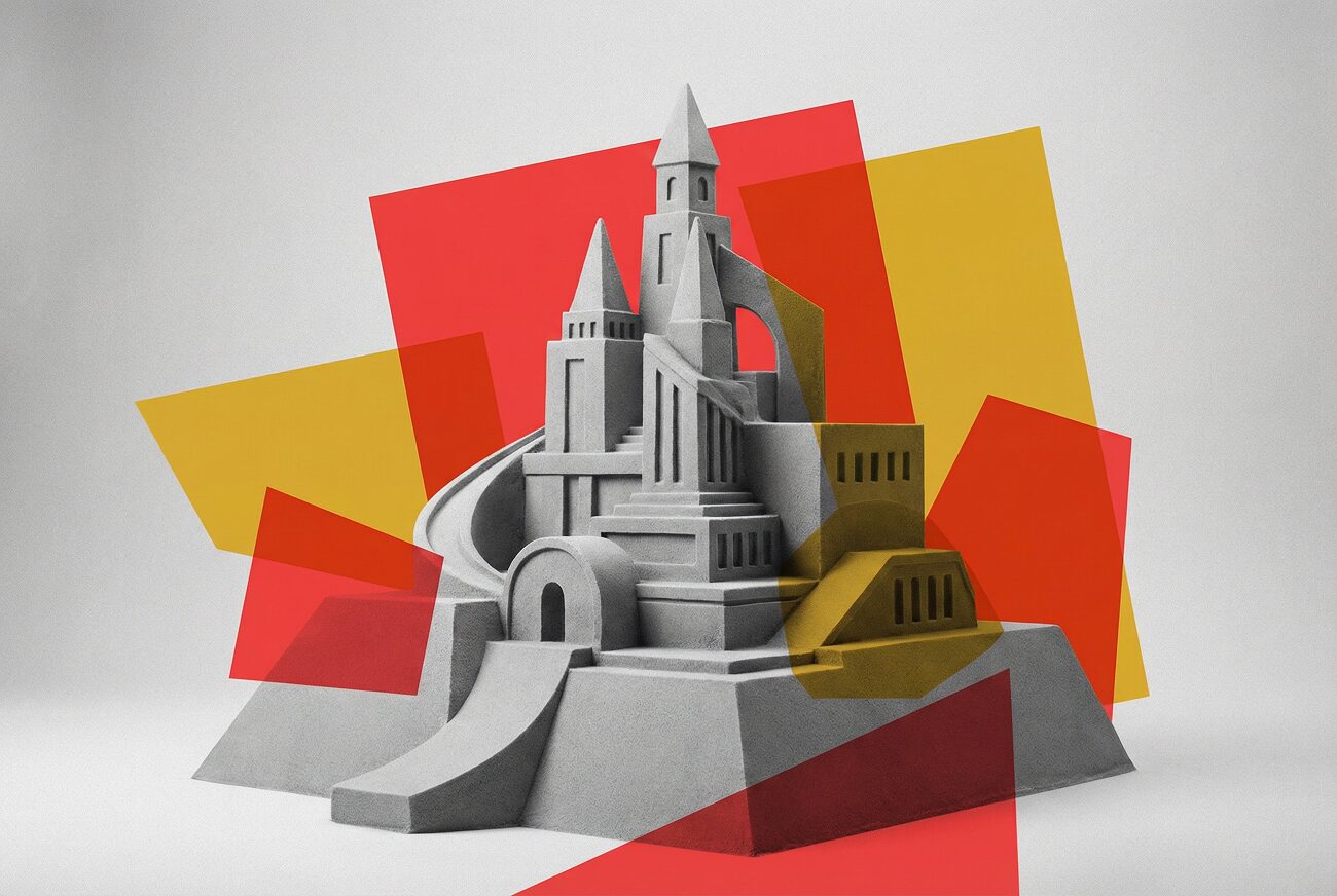 Как построить замок из песка