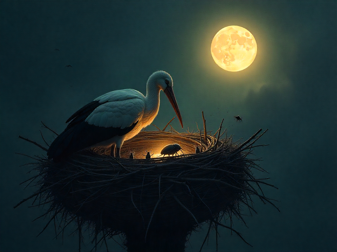 Тайные жильцы и обеденное меню: что нашли ученые в гнездах белых аистов