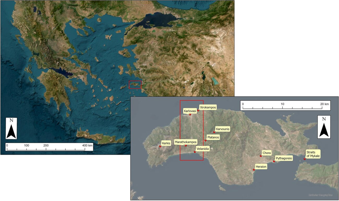 Очаги древней активности: на греческом острове обнаружено множество керамических изделий