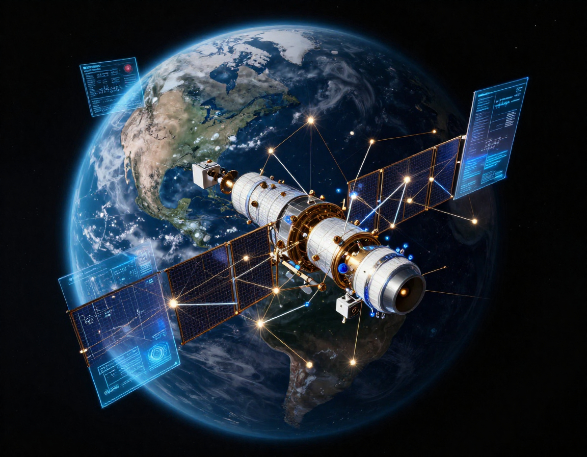 Космический оркестр без дирижера: теория радикалов может управлять роем спутников