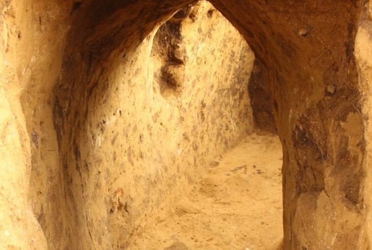 Многослойная история холма в Германии: средневековый тоннель поверх древнего святилища