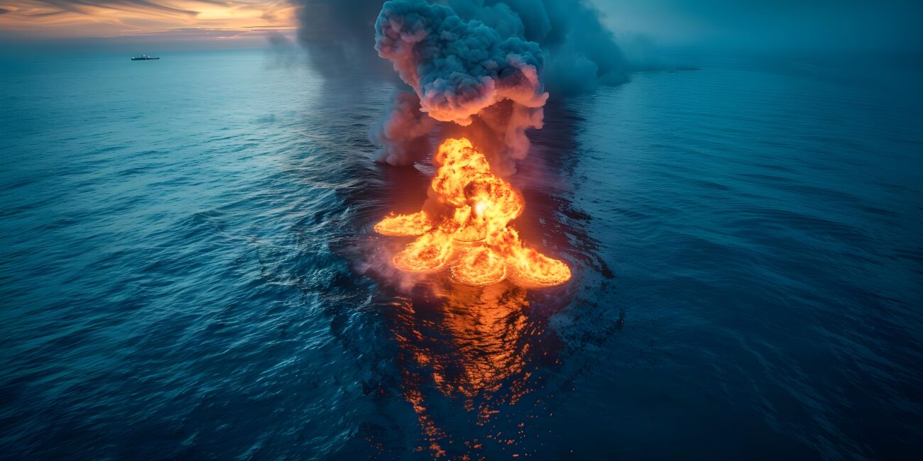 Огненные столбы над водой: как подземные толчки и аварии на дне Черного моря могут разбудить древнего бога