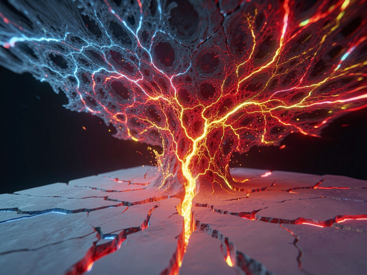 Трещина как искусство: физики расшифровали фрактальный почерк разрушения