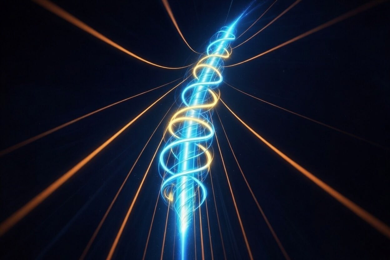 Водоворот в коллайдере: физики описали способ разогнать «закрученные» частицы до сверхвысоких скоростей