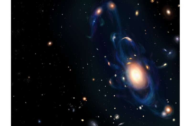 Космический алхимик: как столкновение галактик рождает золото