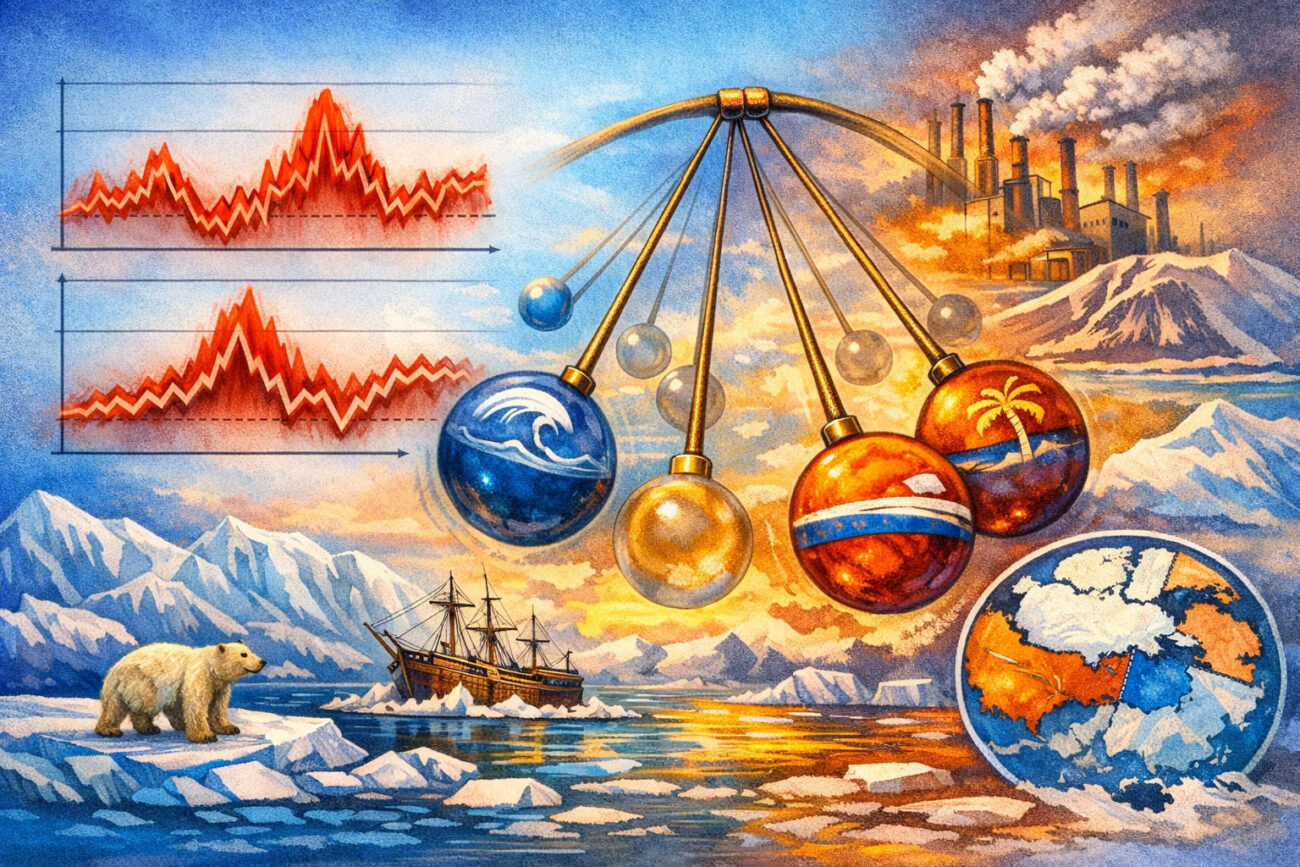 Одна из загадочных страниц климатической летописи. Маятники тепла качнули арктическую зиму