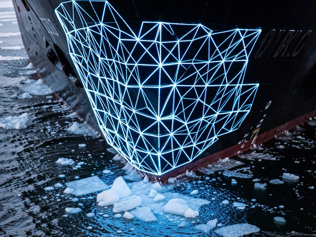 Треугольник, который не обманешь: новый метод рассчитывает нос ледокола так точно, что лед сдается без боя