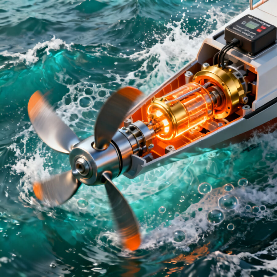 Гребной двигатель держит обороты даже в шторм: инженеры НГТУ запатентовали два способа управления электроприводом