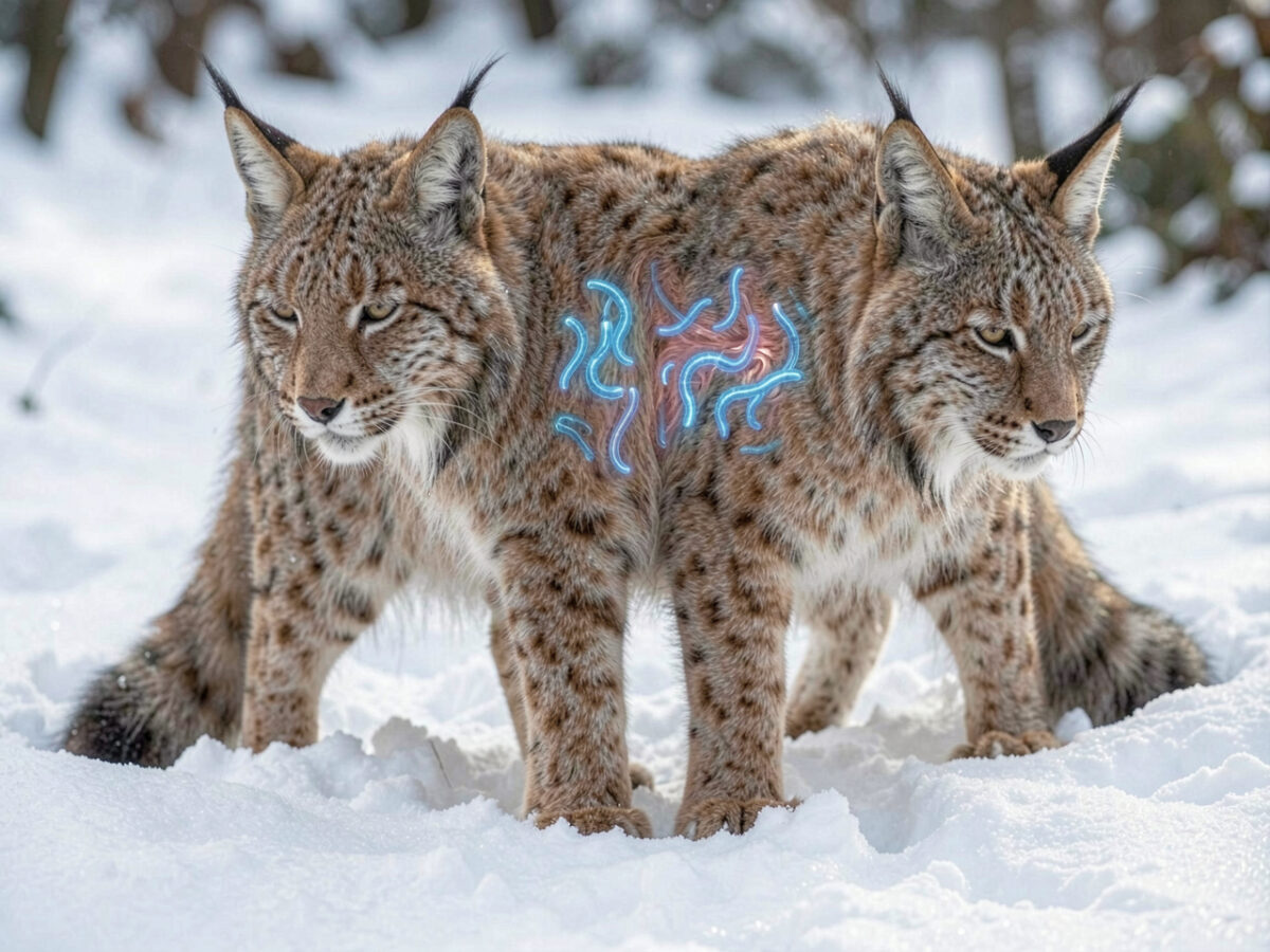 Рысь оказалась носителем трихинеллы с необычной заменой аминокислоты