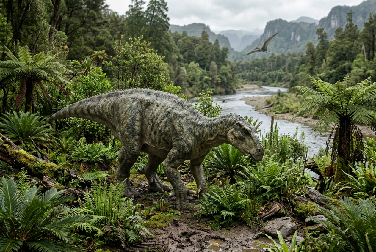 Игуанодон мирный гигант с грозным оружием на руках