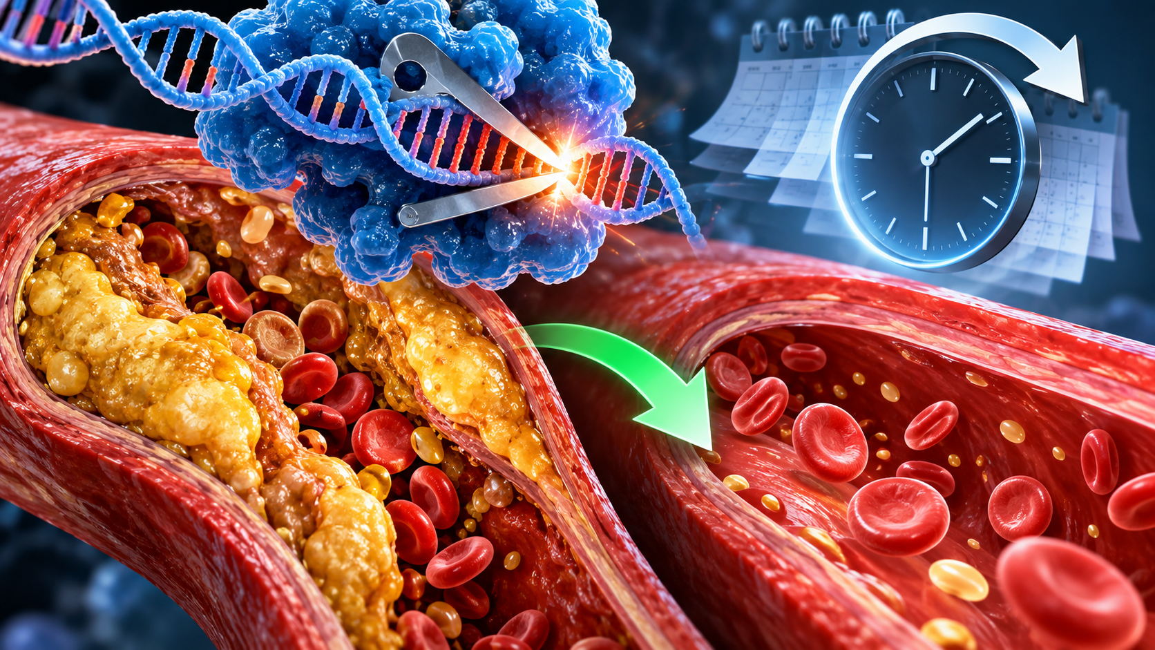 Однократное лечение с помощью CRISPR снизило «плохой» холестерин вдвое — эффект сохранялся целый год