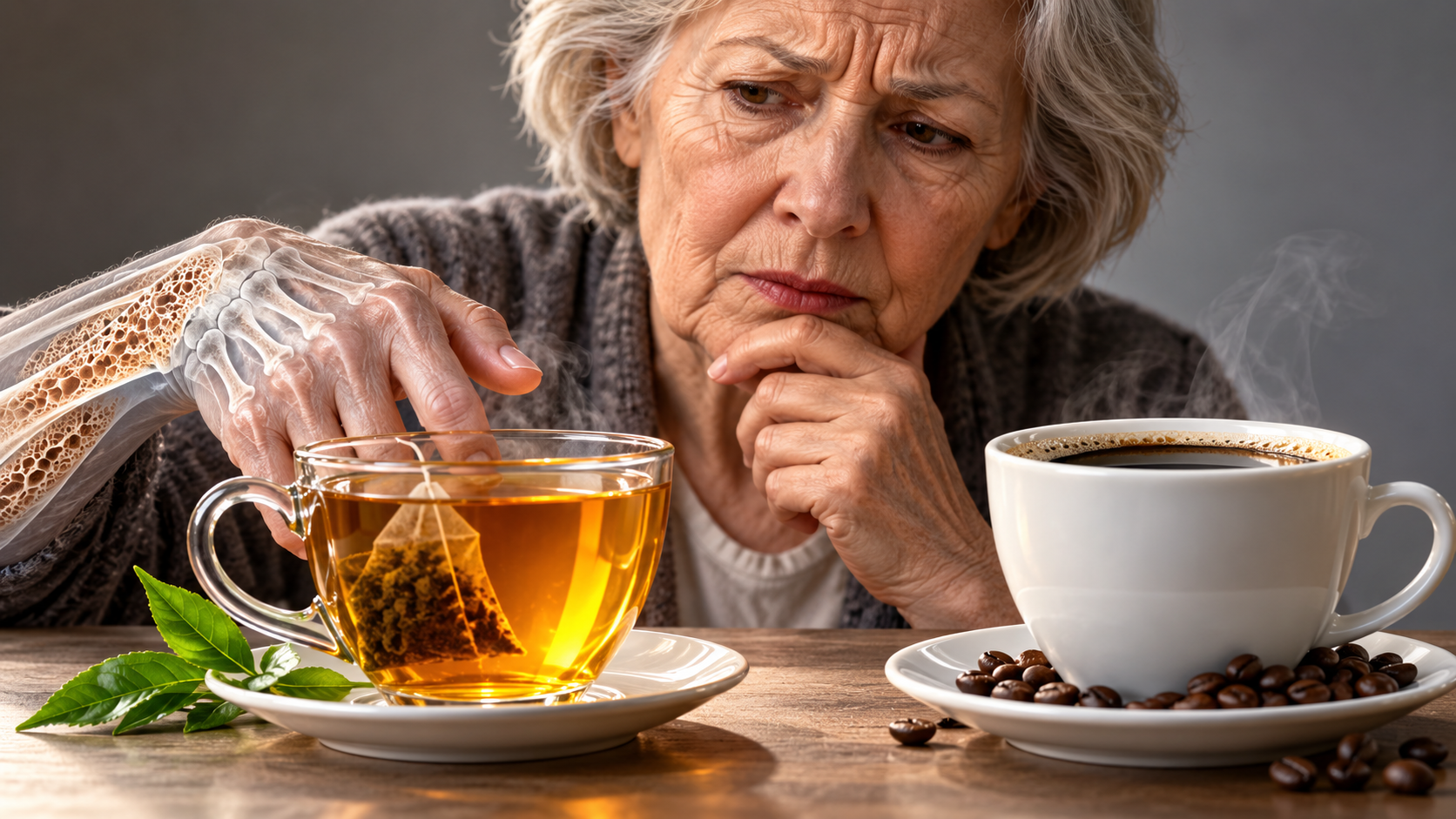 Что лучше для костей после 65 лет — чай или кофе? Исследование почти 10 тысяч женщин